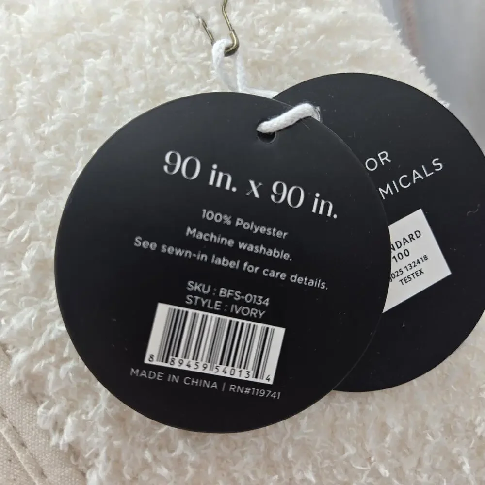 Auden Home Queen Dreamy Ultra Soft Feather Finish Blanket 90x90